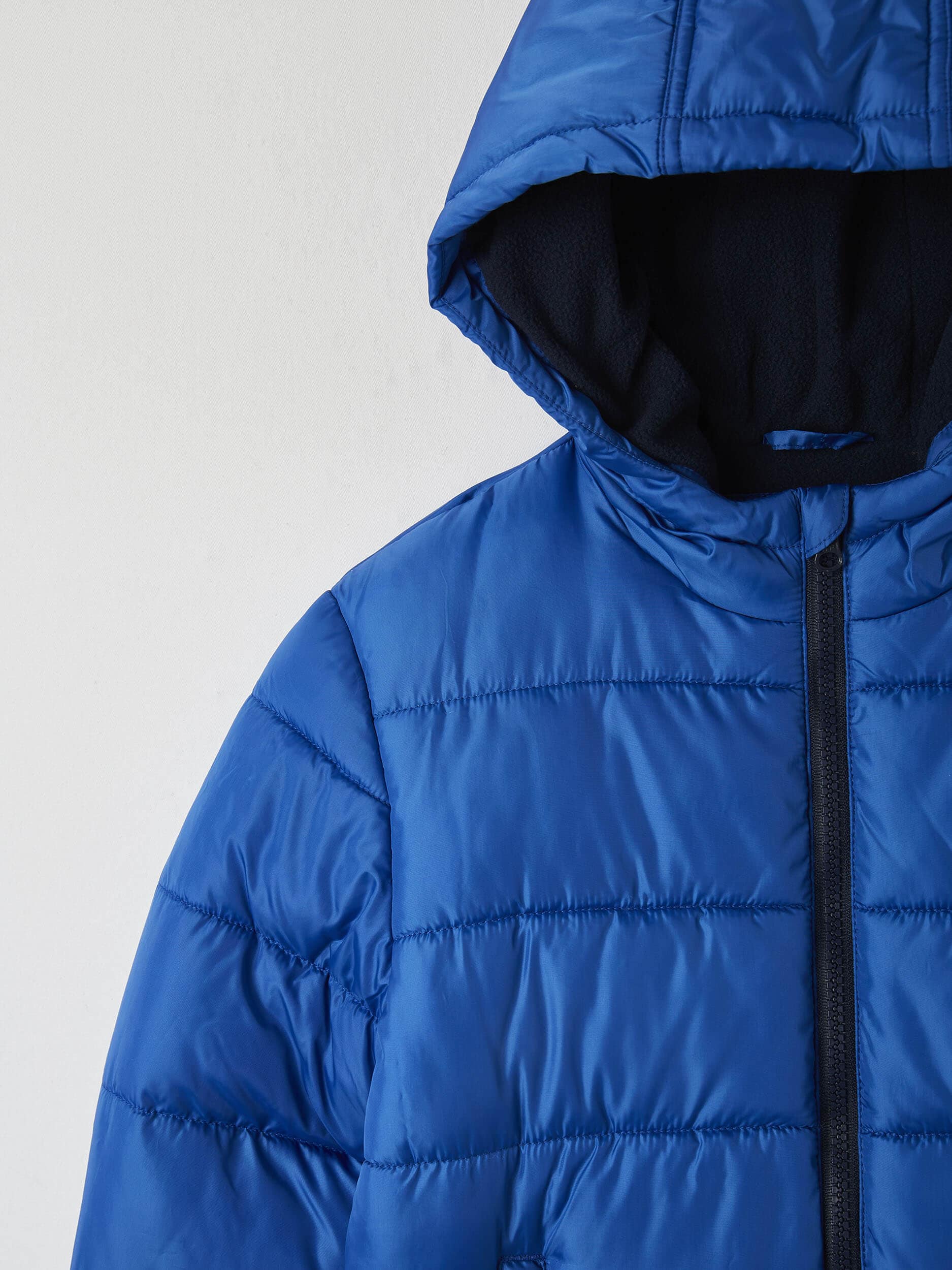 short down jacket with hood