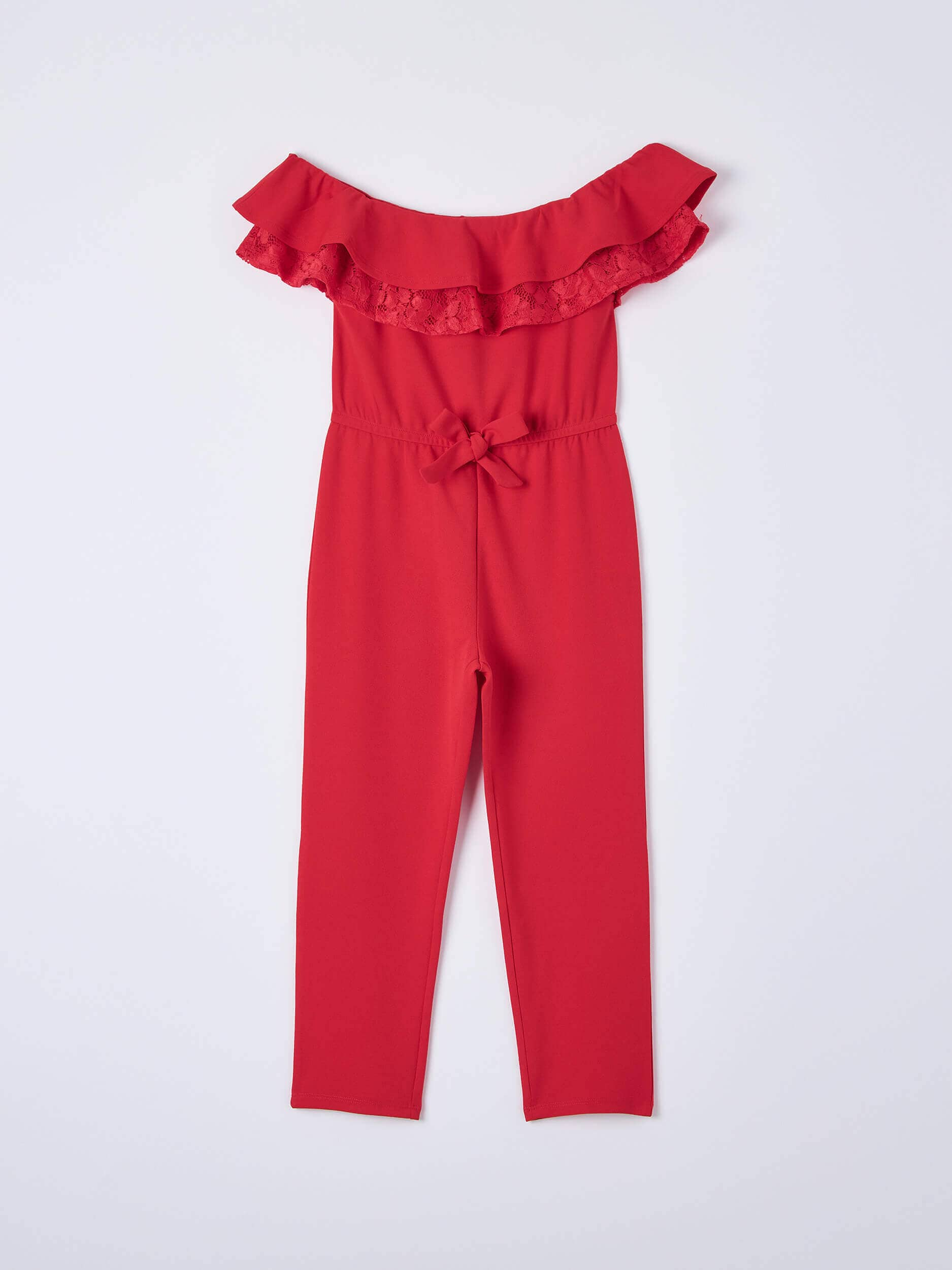 Red Single Colour Off Shoulder One Piece Buy Online Terranova