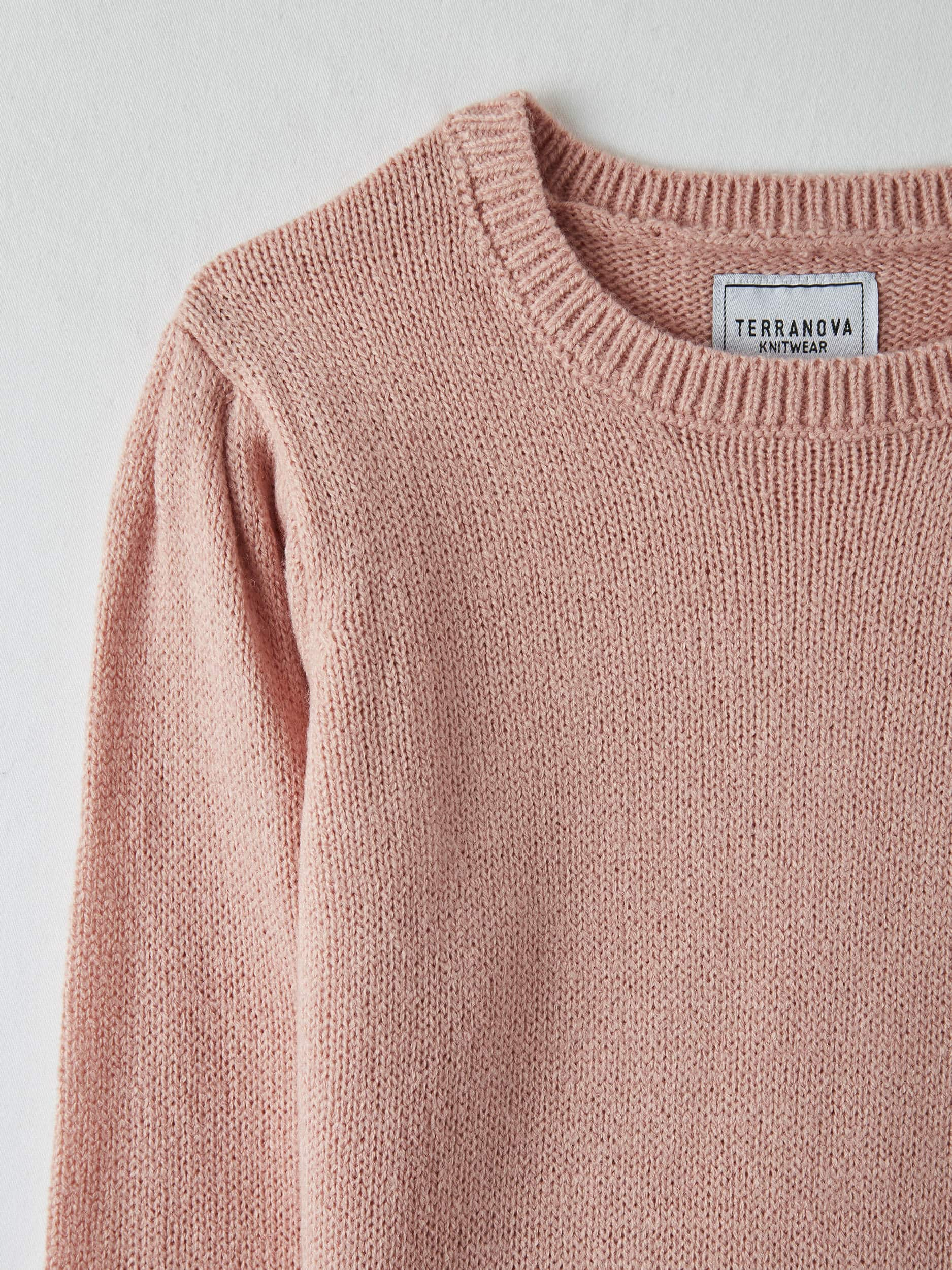 plain pink sweater