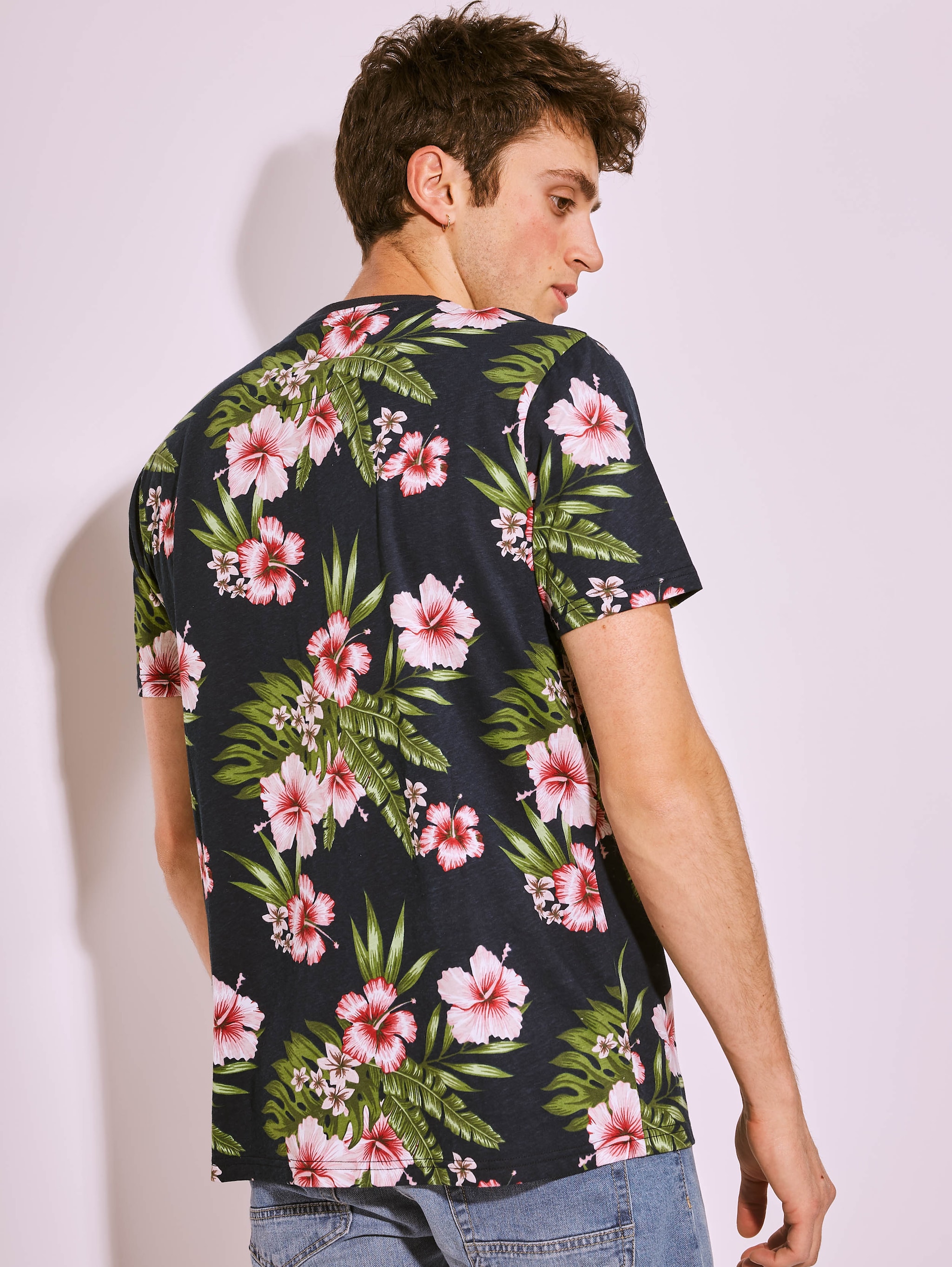 tropical print t shirts