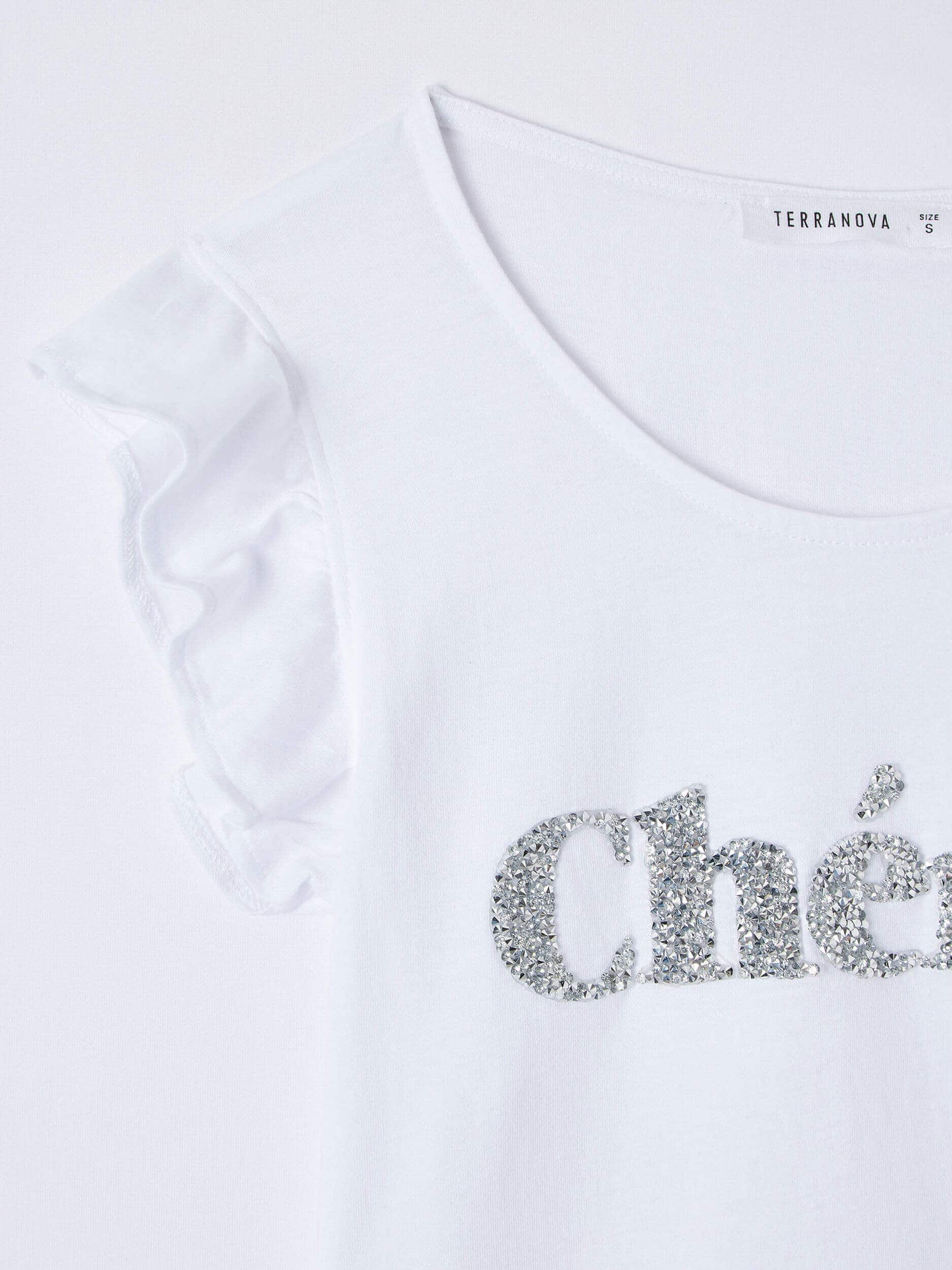 t shirt con strass