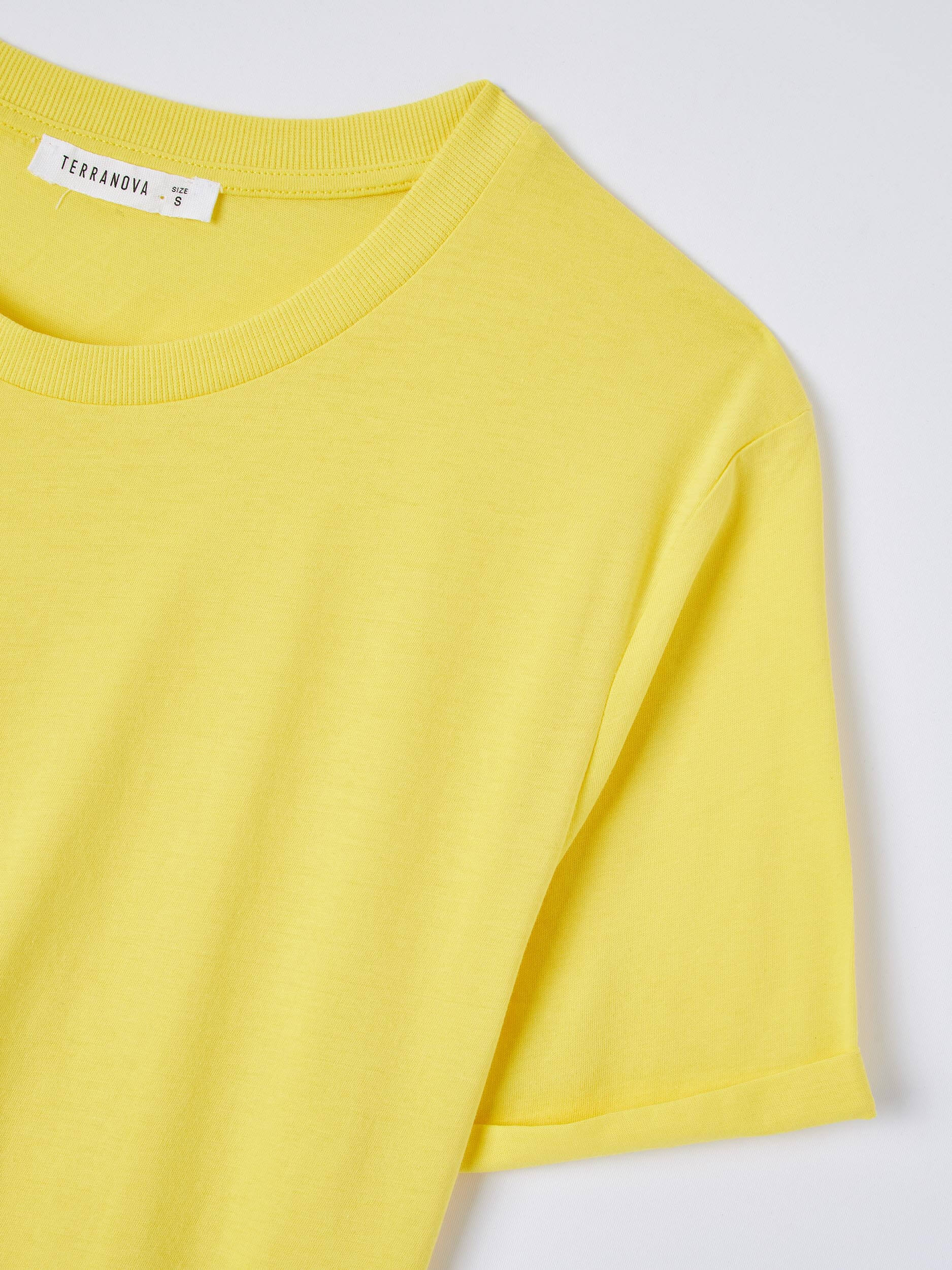 yellow plain top